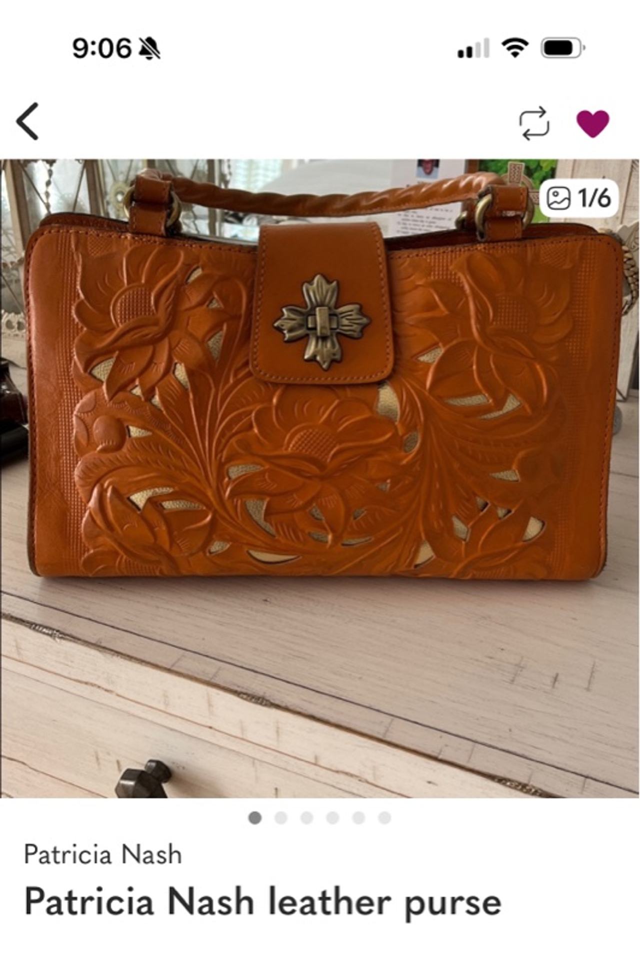 Patricia Nash Rosina Satchel Sun Yellow