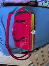 Betsey Johnson Hot Pink Patent Frame Satchel - Image 2