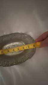 Vintage Floral Repousse Pewter Bowl - Image 2