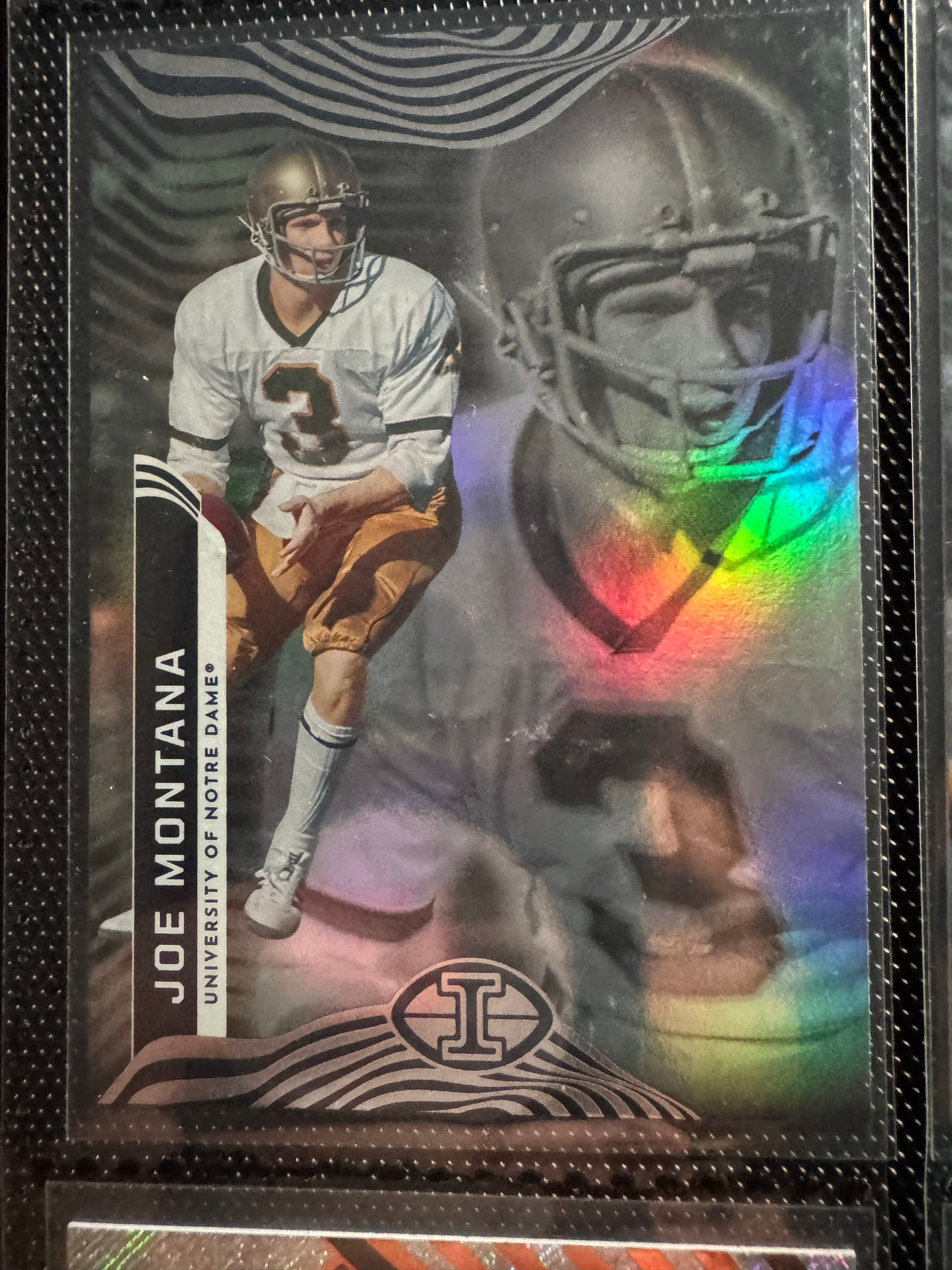 Joe Montana University of Notre Dame Football Card