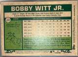 2024 Topps Heritage Bobby Witt Jr. #160 Nickname Variation Bobby Baseball - Image 2