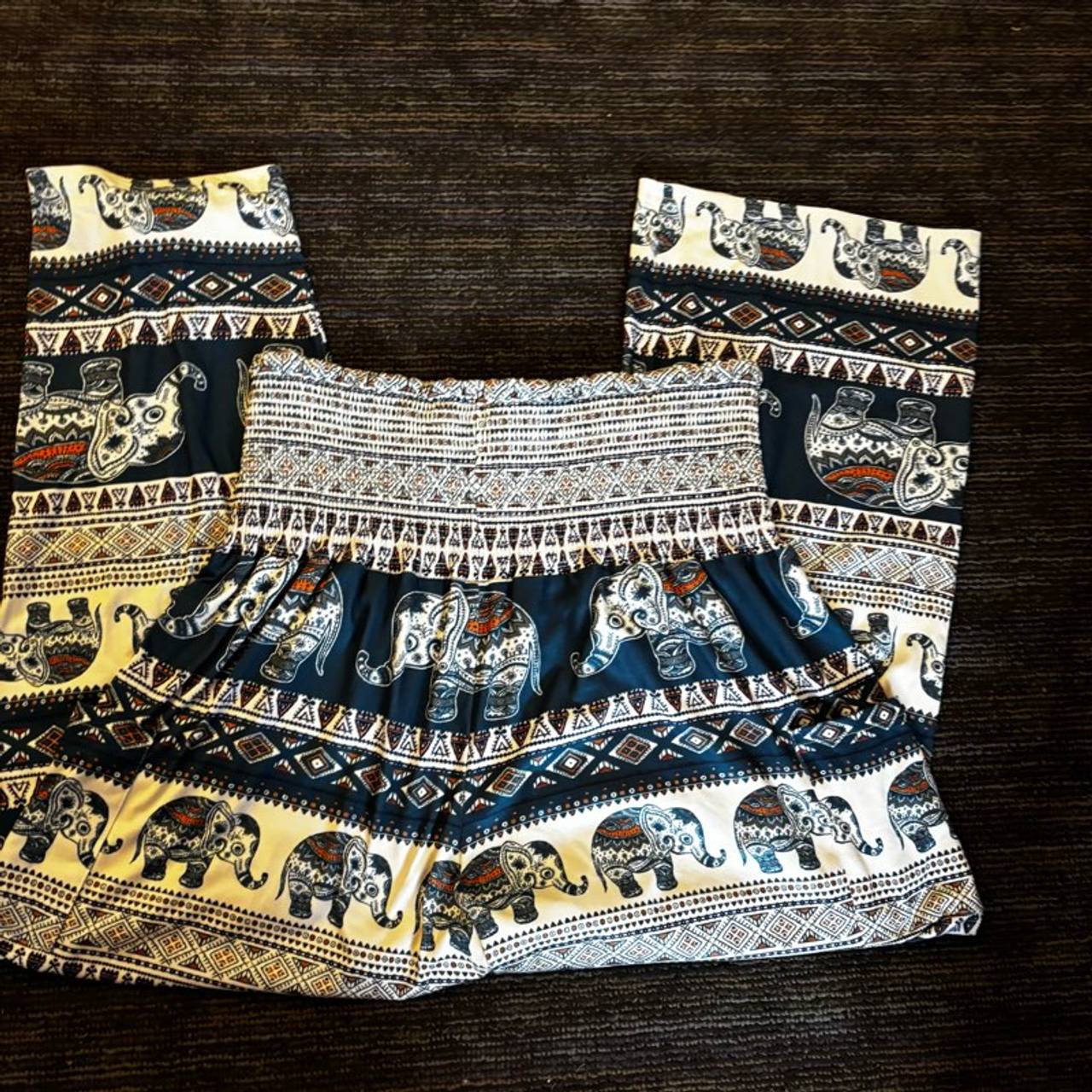 Bohemian Elephant Print Pants