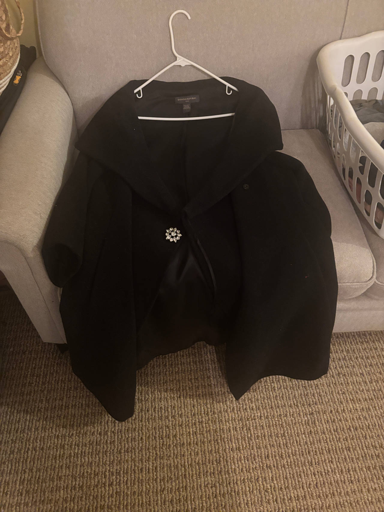 Banana Republic Wool Blend Cape Coat