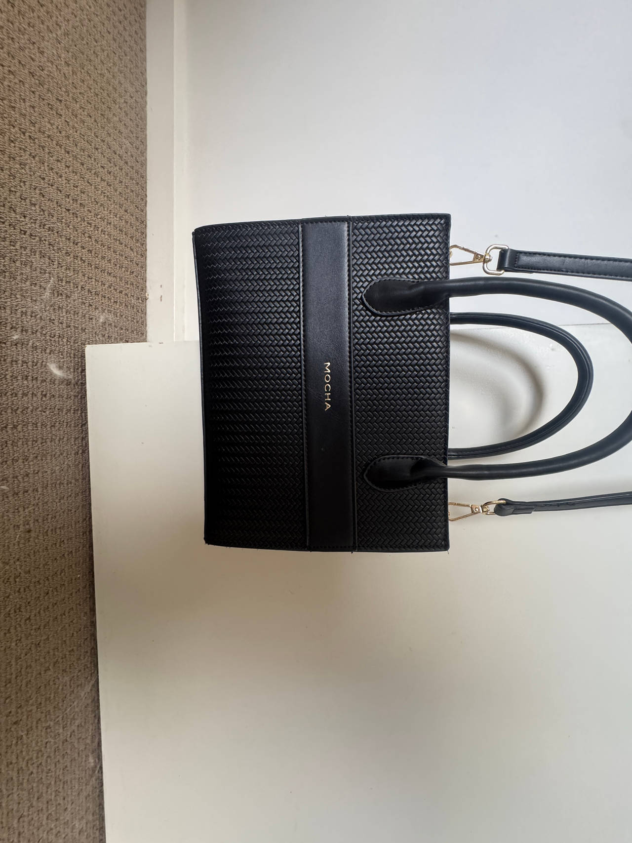 Mocha Black crossbody bag 