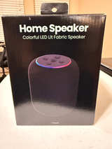 Home Speaker Colorful LED Lit Fabric Speaker - Image 1