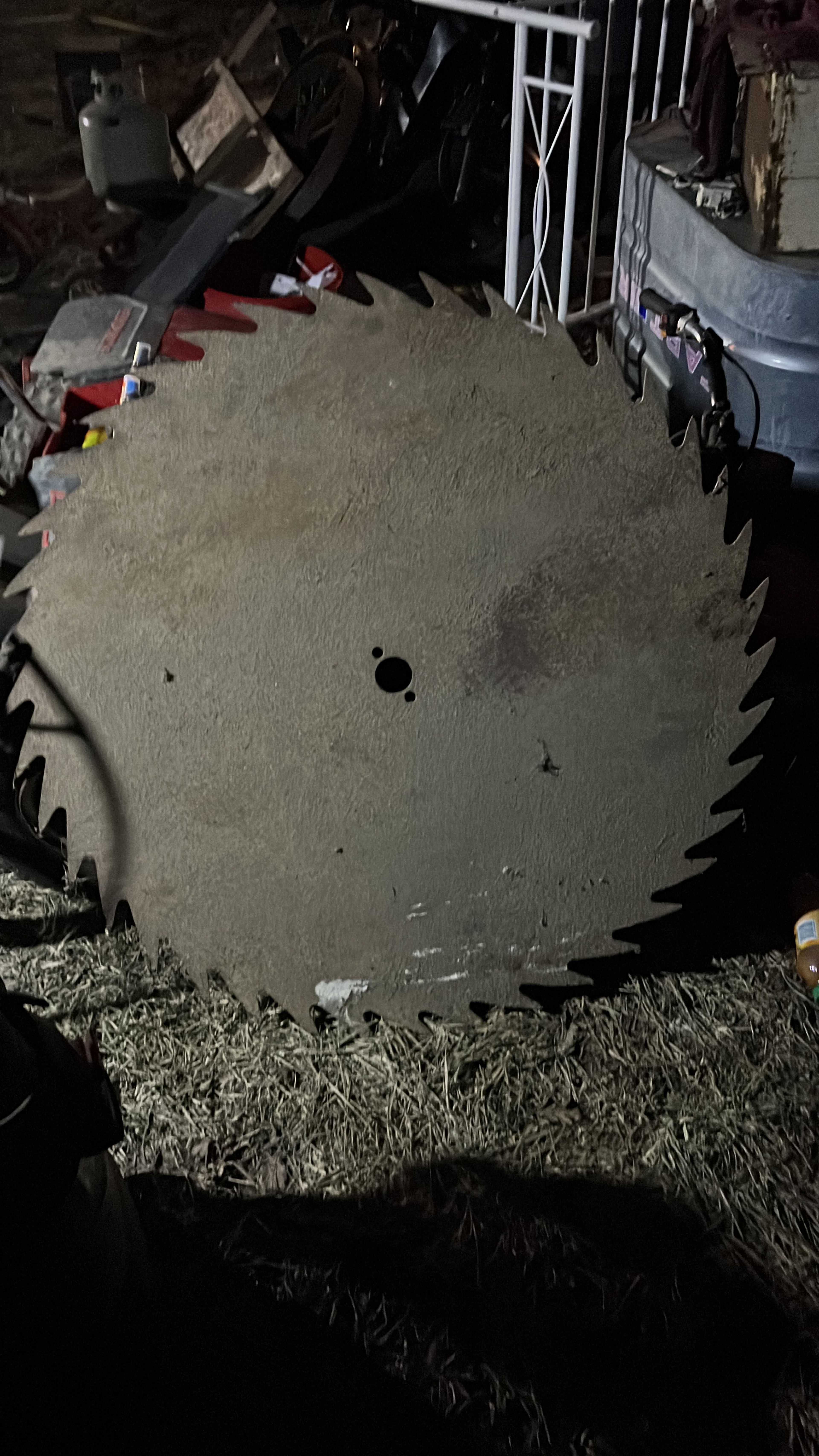 Large Circular Saw Blade