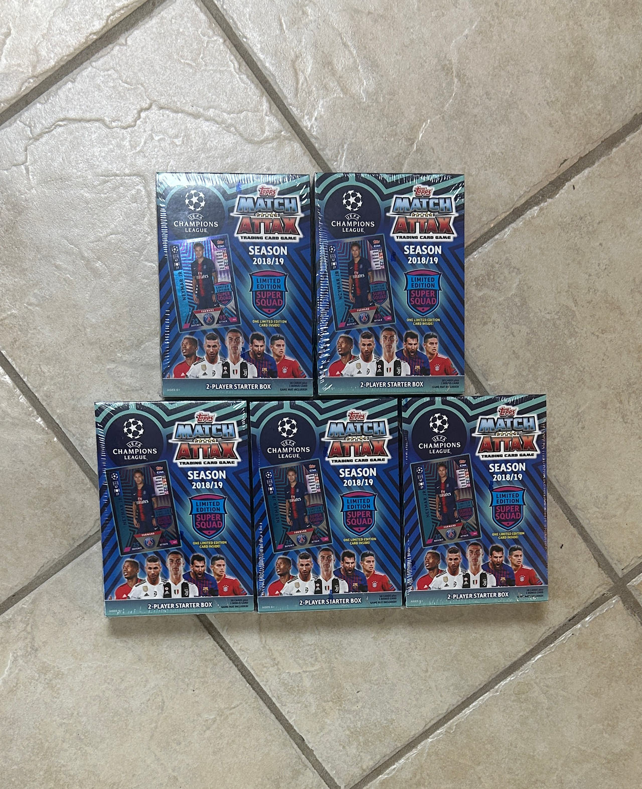 Topps Match Attax 2018/19 Champions League 2-Player Starter Box