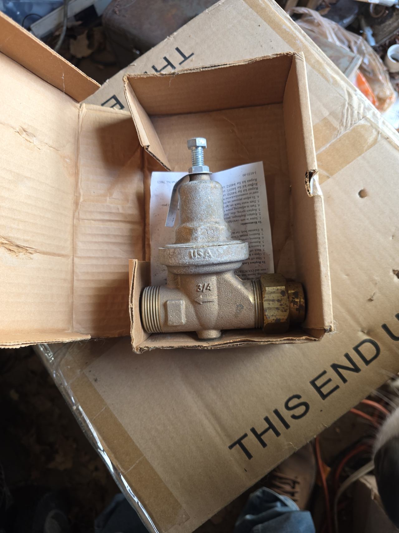 Wolverine Brass 84051 3/4" FIP Pressure Reducing Valve