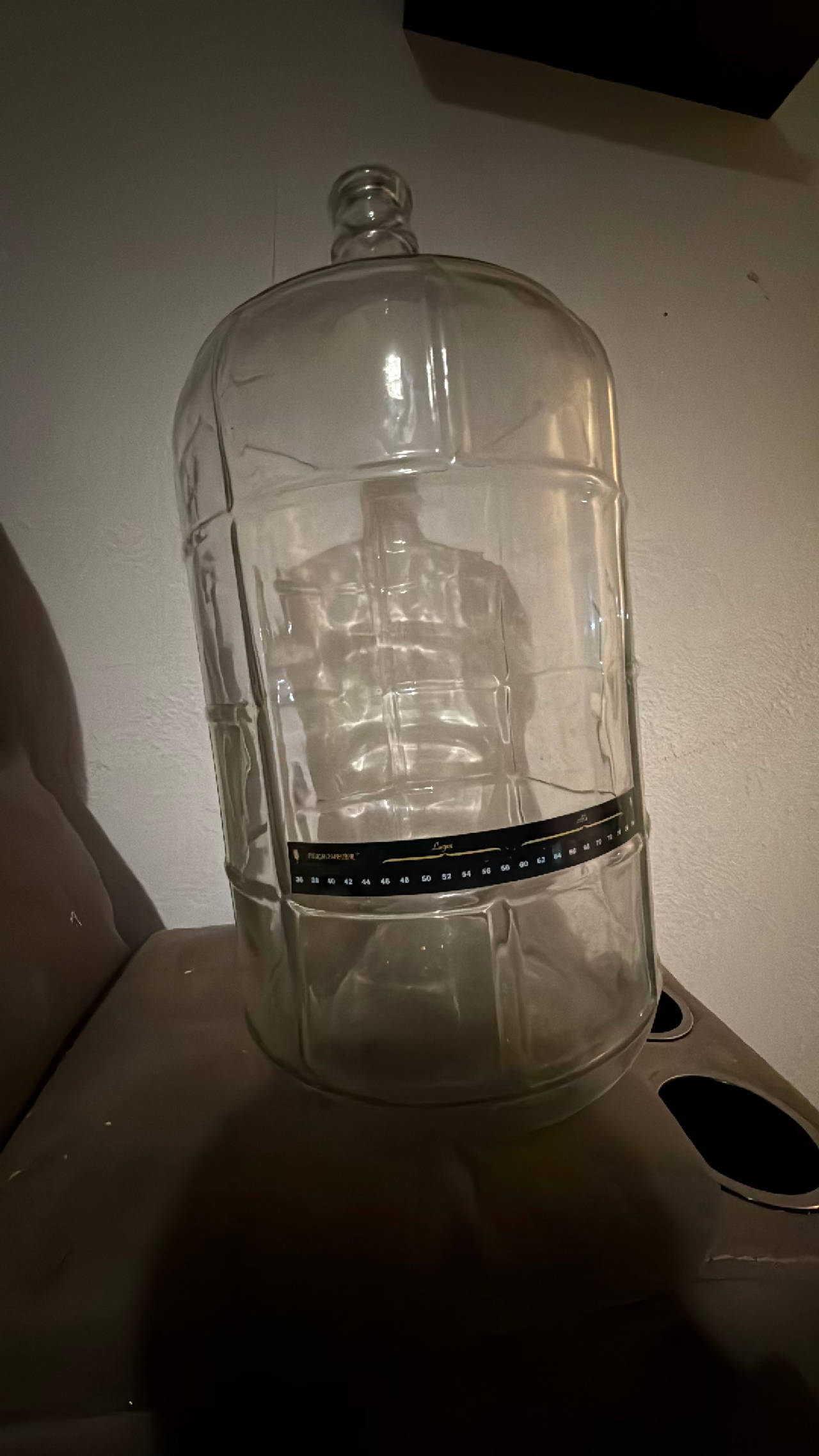 Glass Carboy fermenter (6 Gallon) with Thermometer