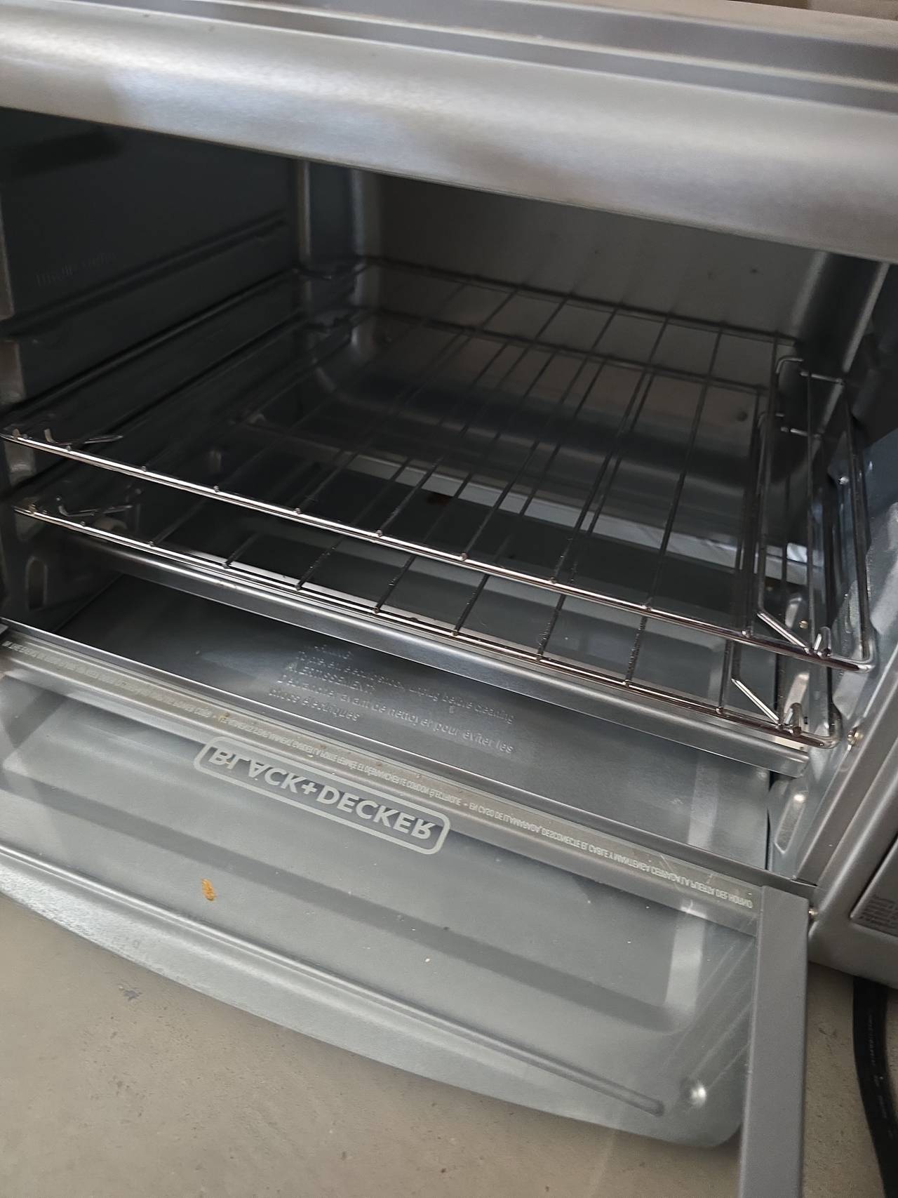 BLACK+DECKER Crisp 'N Bake Air Fry Toaster Oven Silver