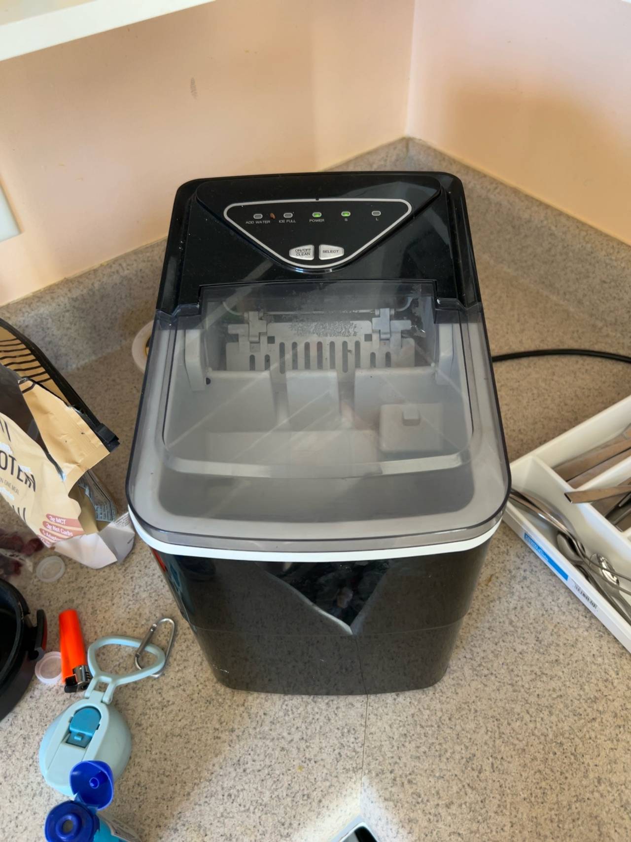 Frigidaire Countertop Ice Maker Black Stainless Steel