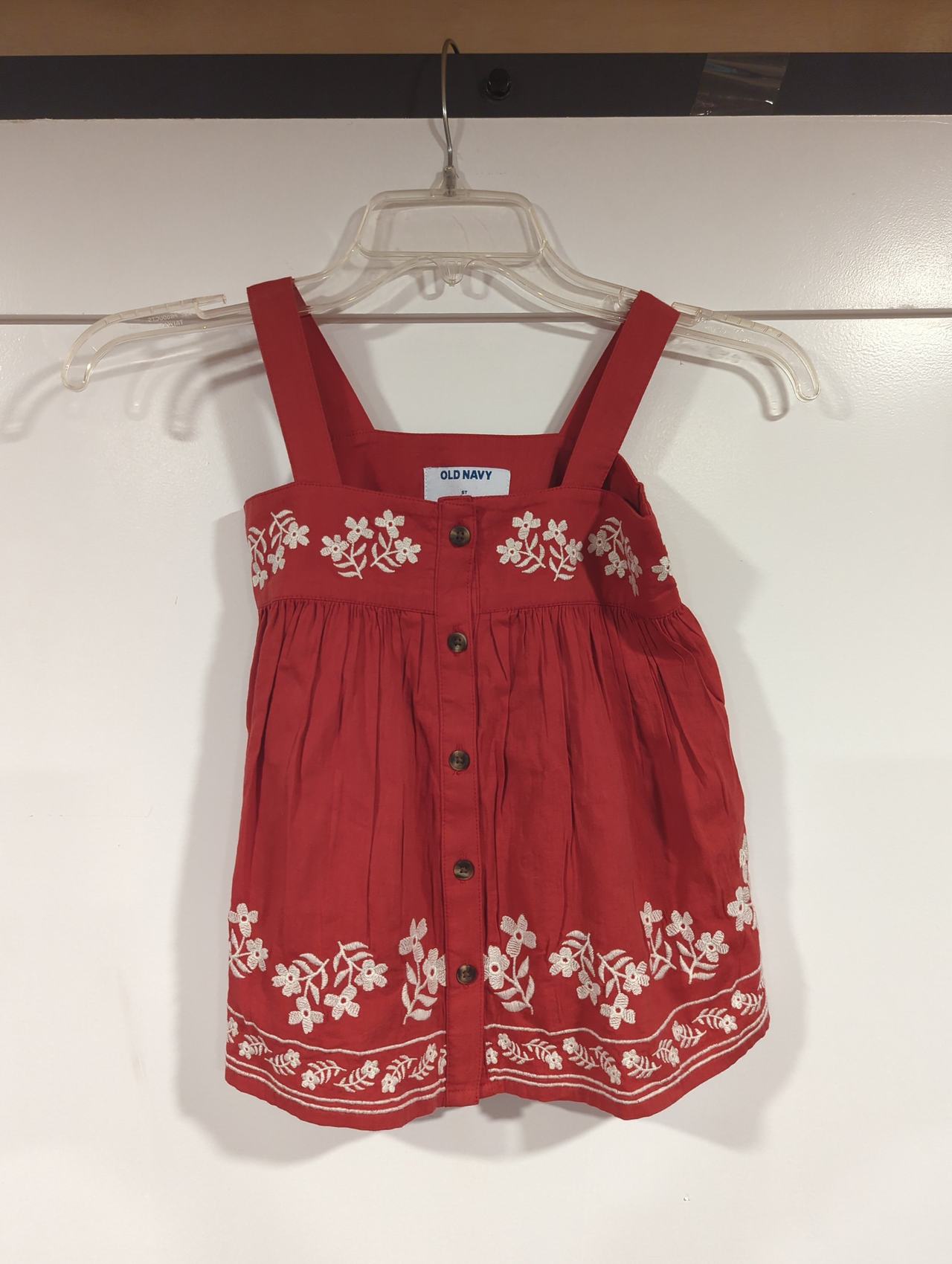Old Navy Toddler Girls Embroidered Sleeveless Top