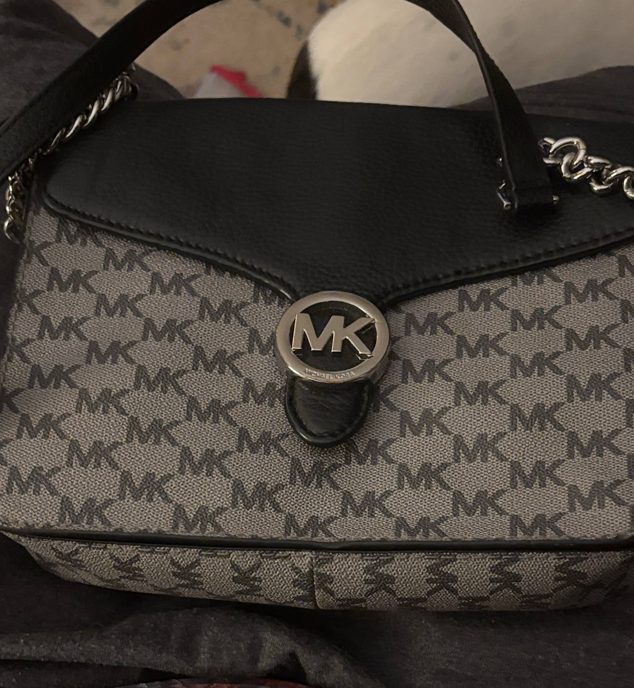 Michael Kors Fulton Signature Logo Shoulder Bag