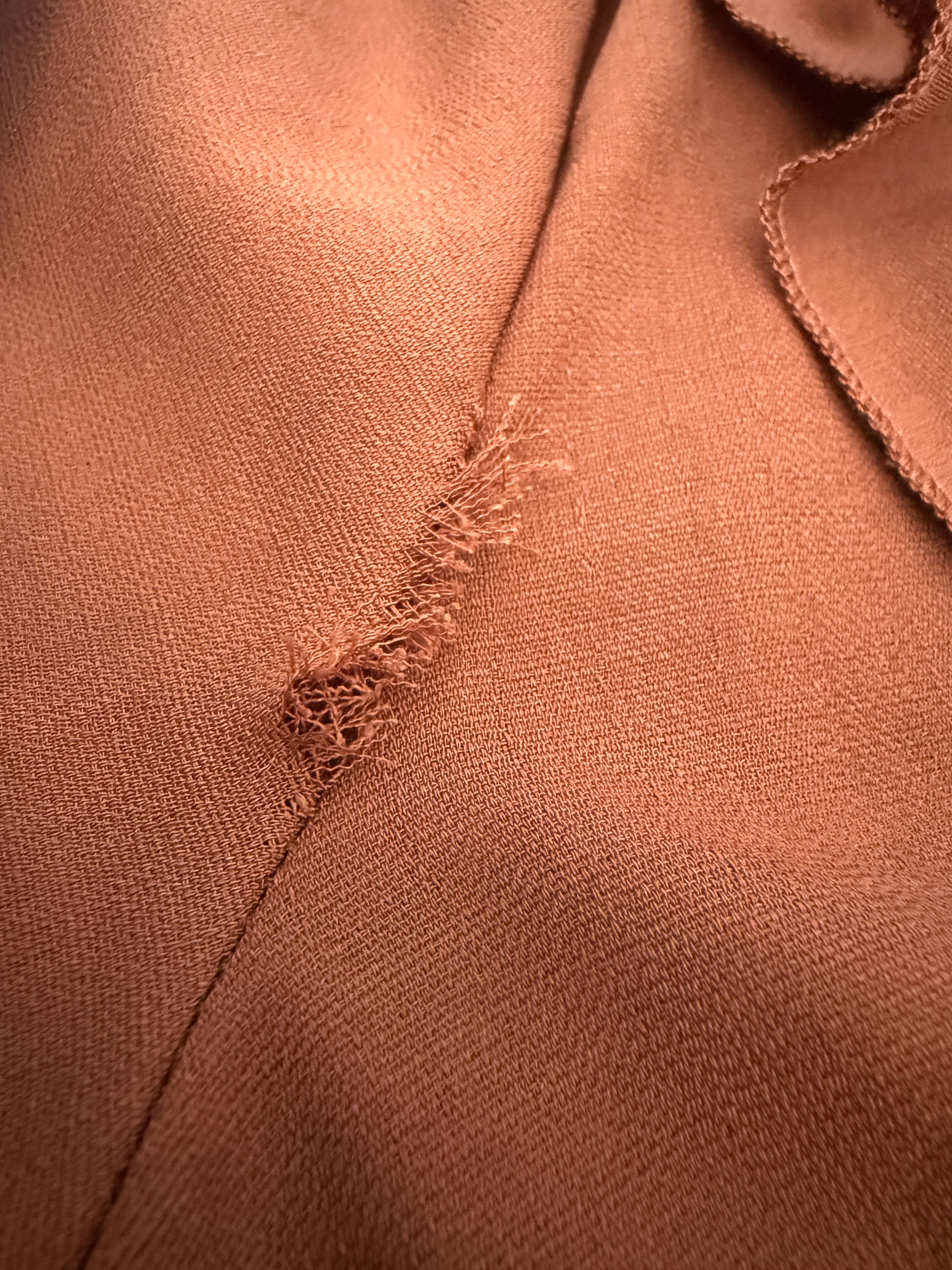 Zaful Women's Lantern Sleeve Ruffle Dress – Terracotta Size Large - Image 6