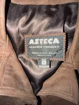 Azteca Men's XL Brown Suede Leather Jacket from Argentina - Image 2