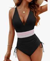 Blooming Jelly Women Size Large Tummy Control Swimsuits One Piece Slimming - Image 1