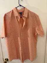 Van Heusen Men's Short Sleeve Gingham Button Down Shirt Excellent Condition - Image 1
