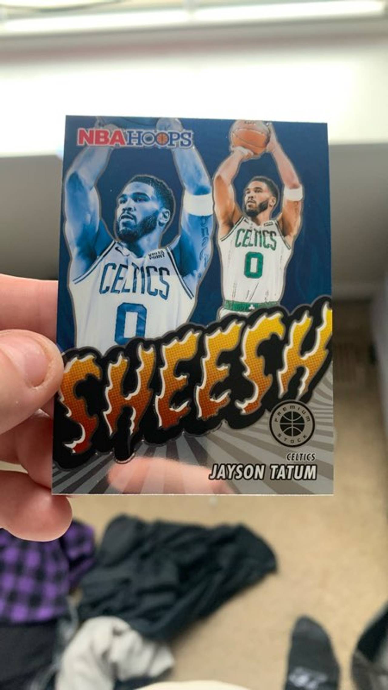 NBA Hoops Basketball Trading Card