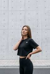 adidas Women's Climacool Cropped Top sz Large - Image 3