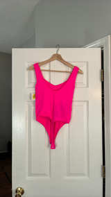 Free People Neon Pink Bodysuit - Image 3