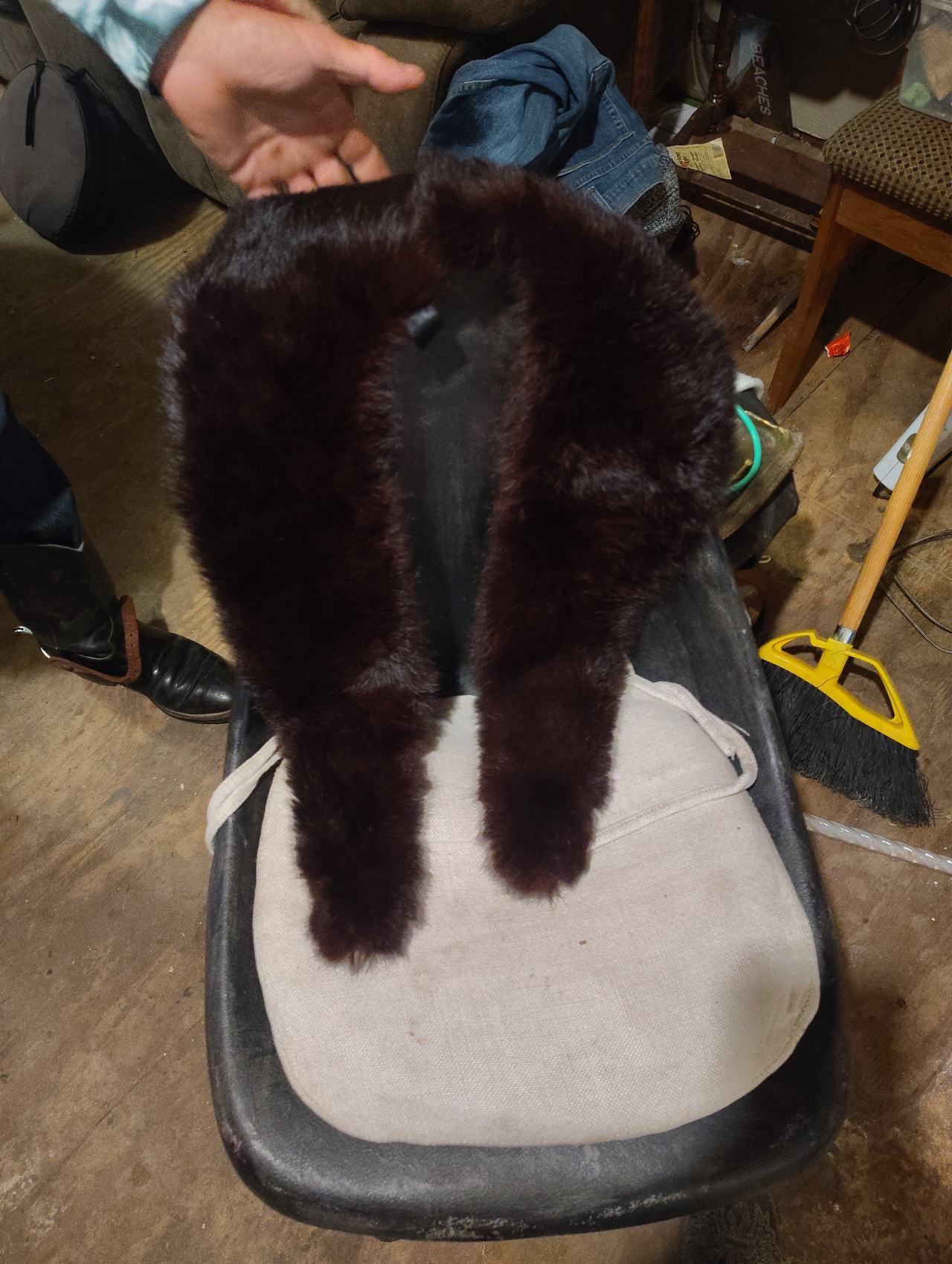 Faux Fur Stole Collar