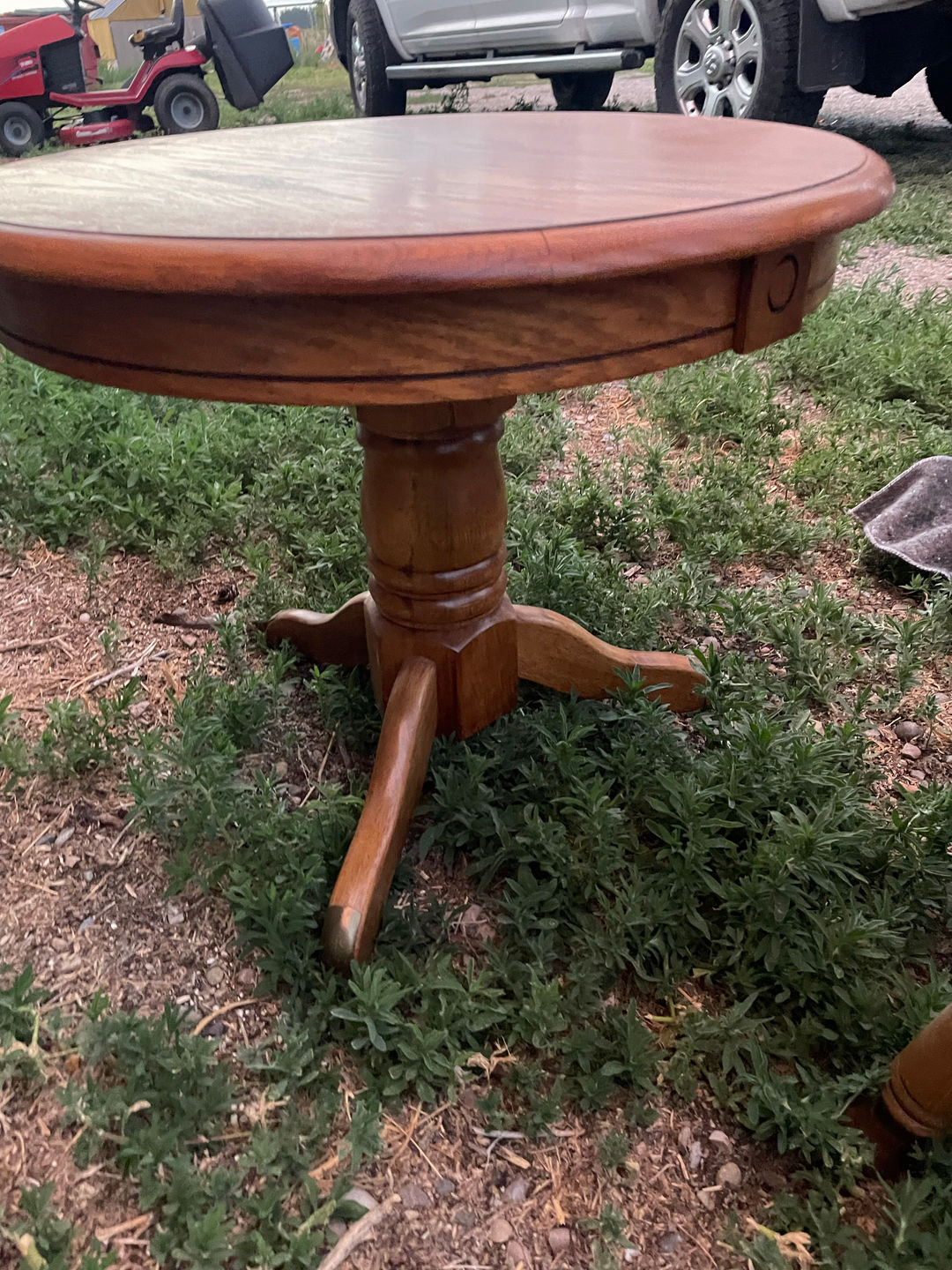 Round Wooden Coffee Table