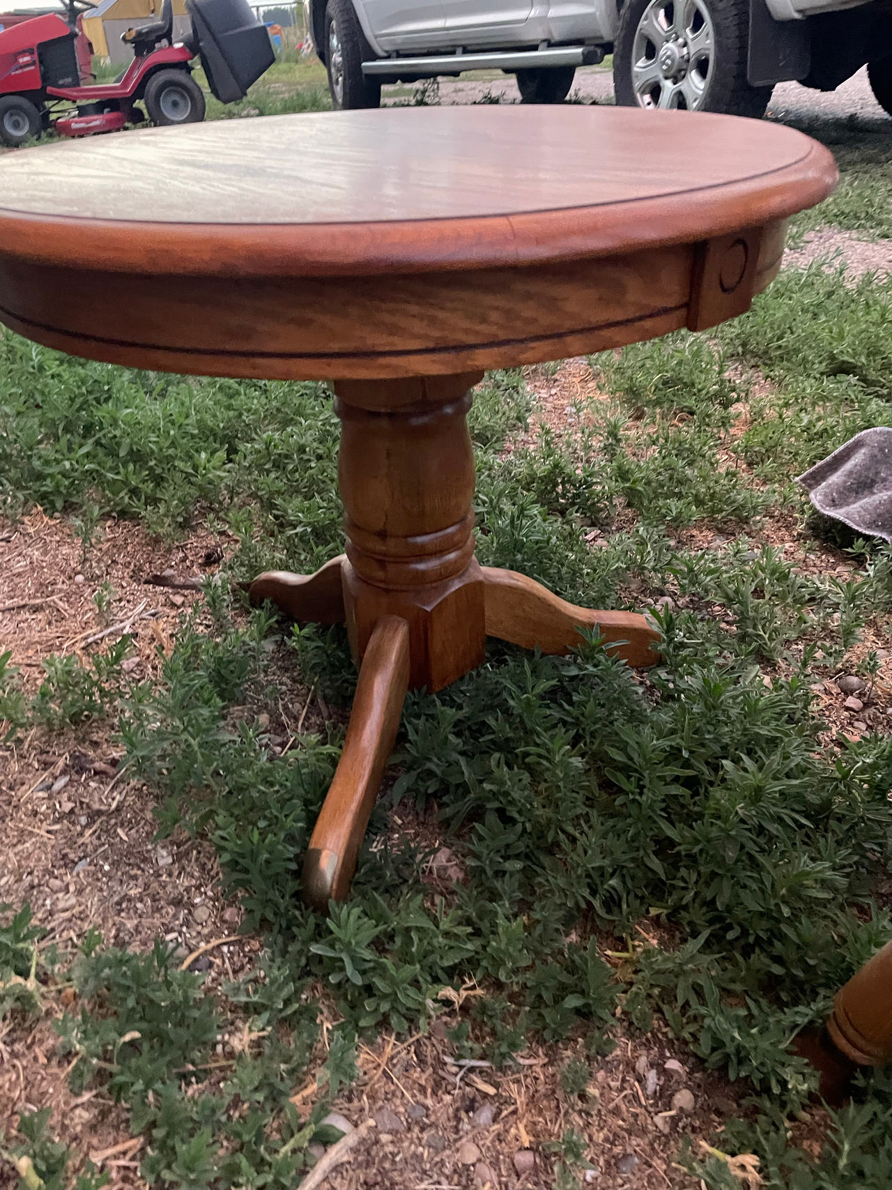 Round Wooden Coffee Table