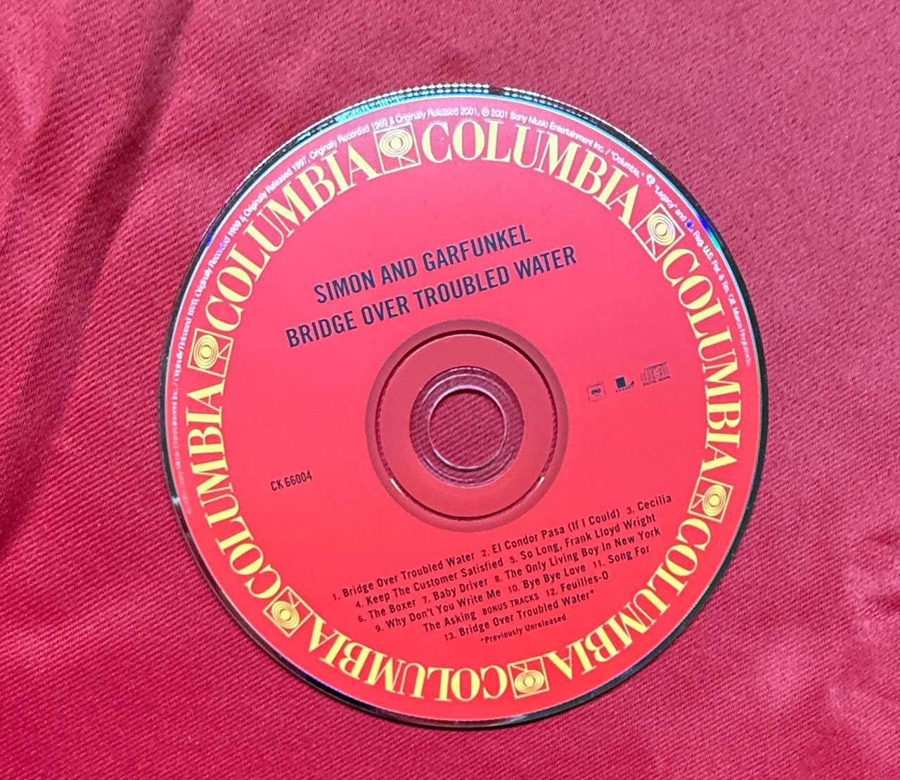 Simon and Garfunkel - Bridge Over Troubled Water CD