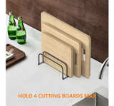 Cutting Board Storage Rack, Compact Cutting Board Organizer, Chopping Board 2PCS - Image 5