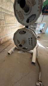Powerhouse Weight Bench, Yukon Rack & 280lb Cast Iron Weight Set - Image 3