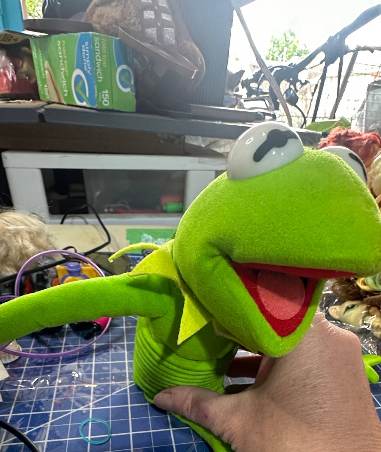 Disney Muppets Kermit the Frog Hand Puppet. 207