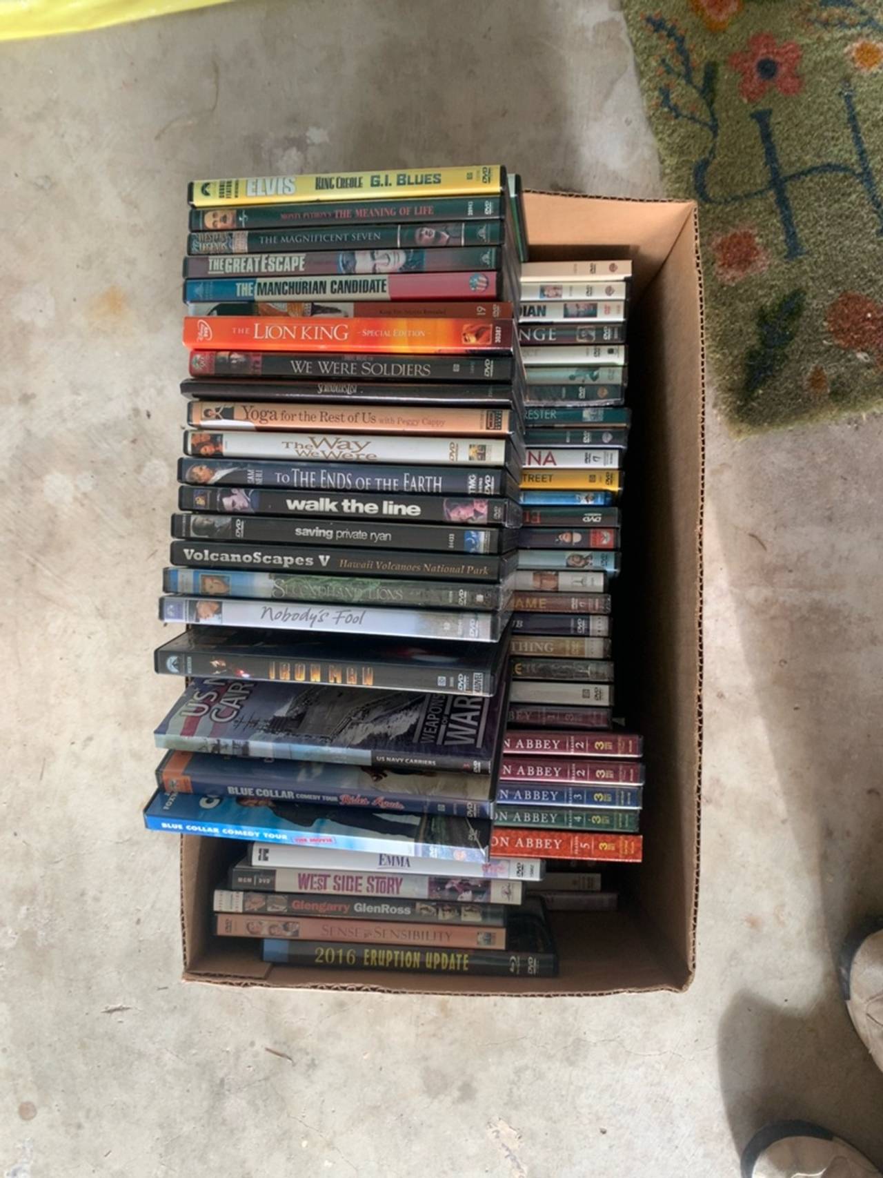 120 DVD movies, mostly new shrinkwrap. Assorted pre-owned DVD Movies - Mixed lot