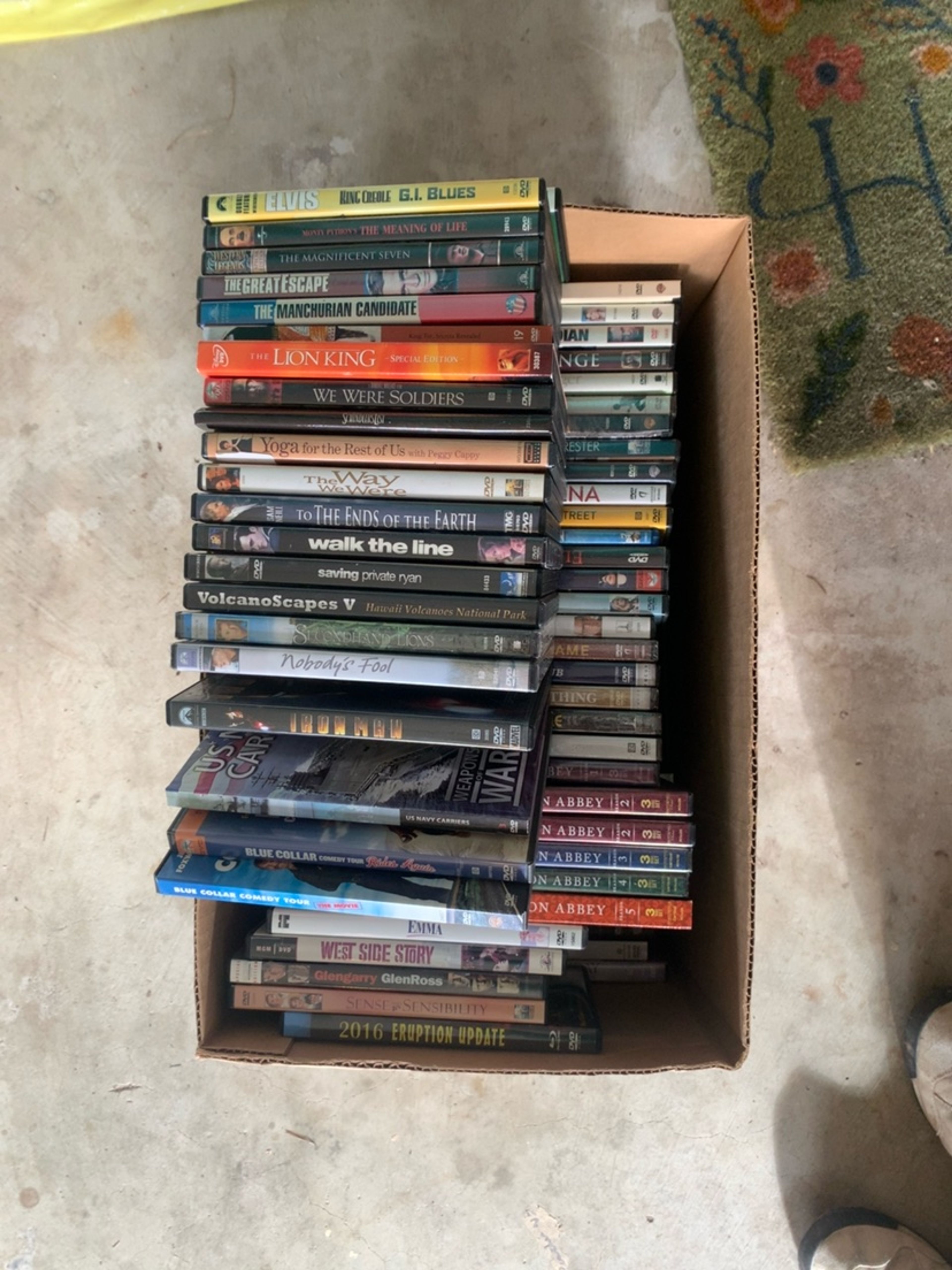 120 DVD movies, mostly new shrinkwrap. Assorted pre-owned DVD Movies - Mixed lot