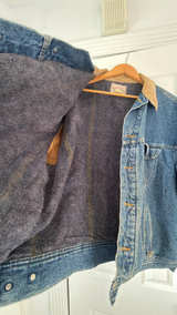 Lee Storm Rider Denim Jacket with Blanket Lining XXL Vintage  - Image 5