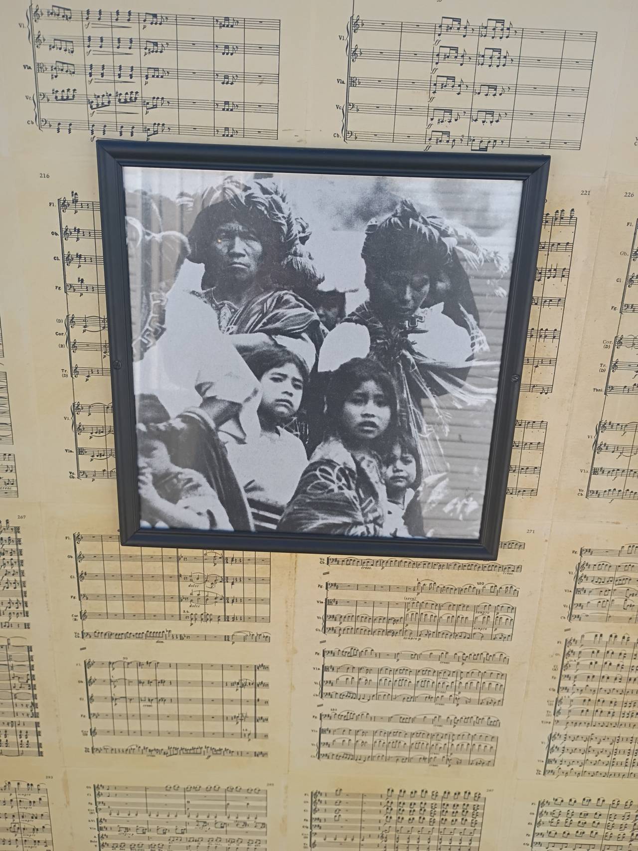 Large Sheet Music Score Poster