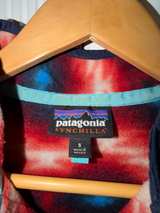 Patagonia Synchilla Snap‑T Fleece Pullover Red Wild Desert Aztec Small S  - Image 3