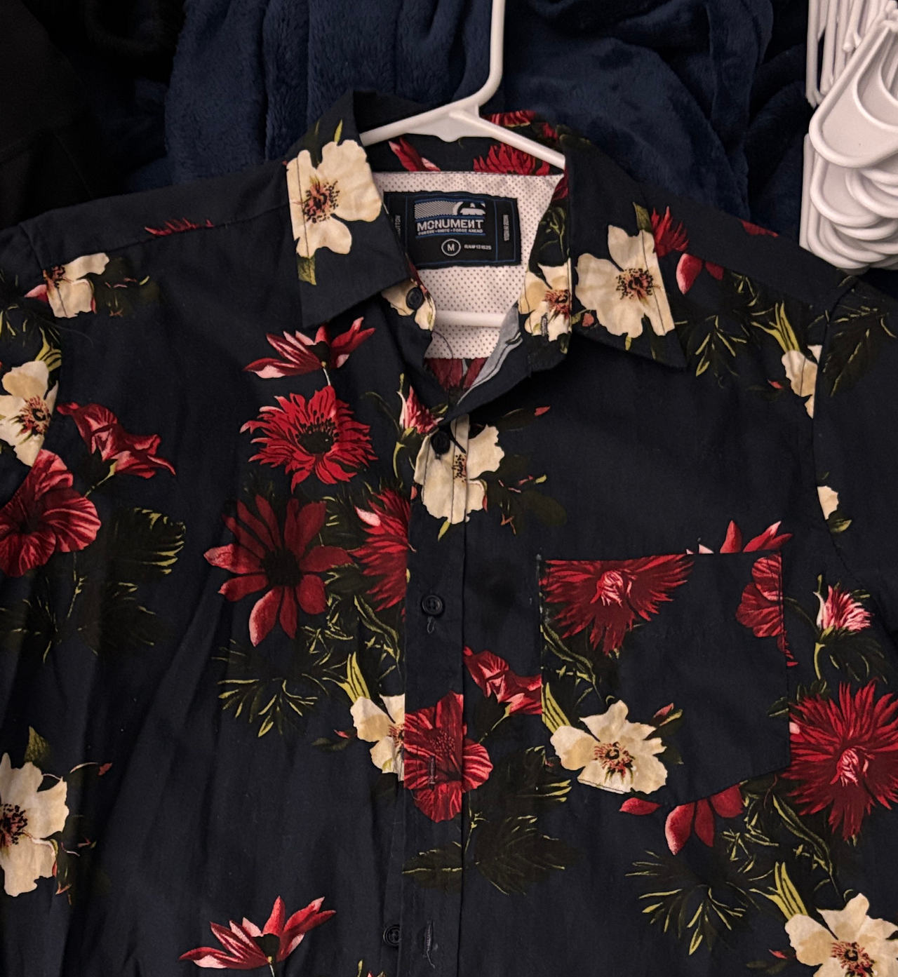 Monument Floral Print Button Down Shirt