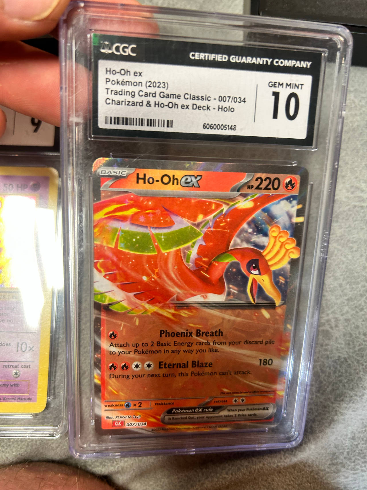 Ho-Oh ex - 007/034 - Pokémon Trading Card Game Classic - CGC 10 Gem Mint