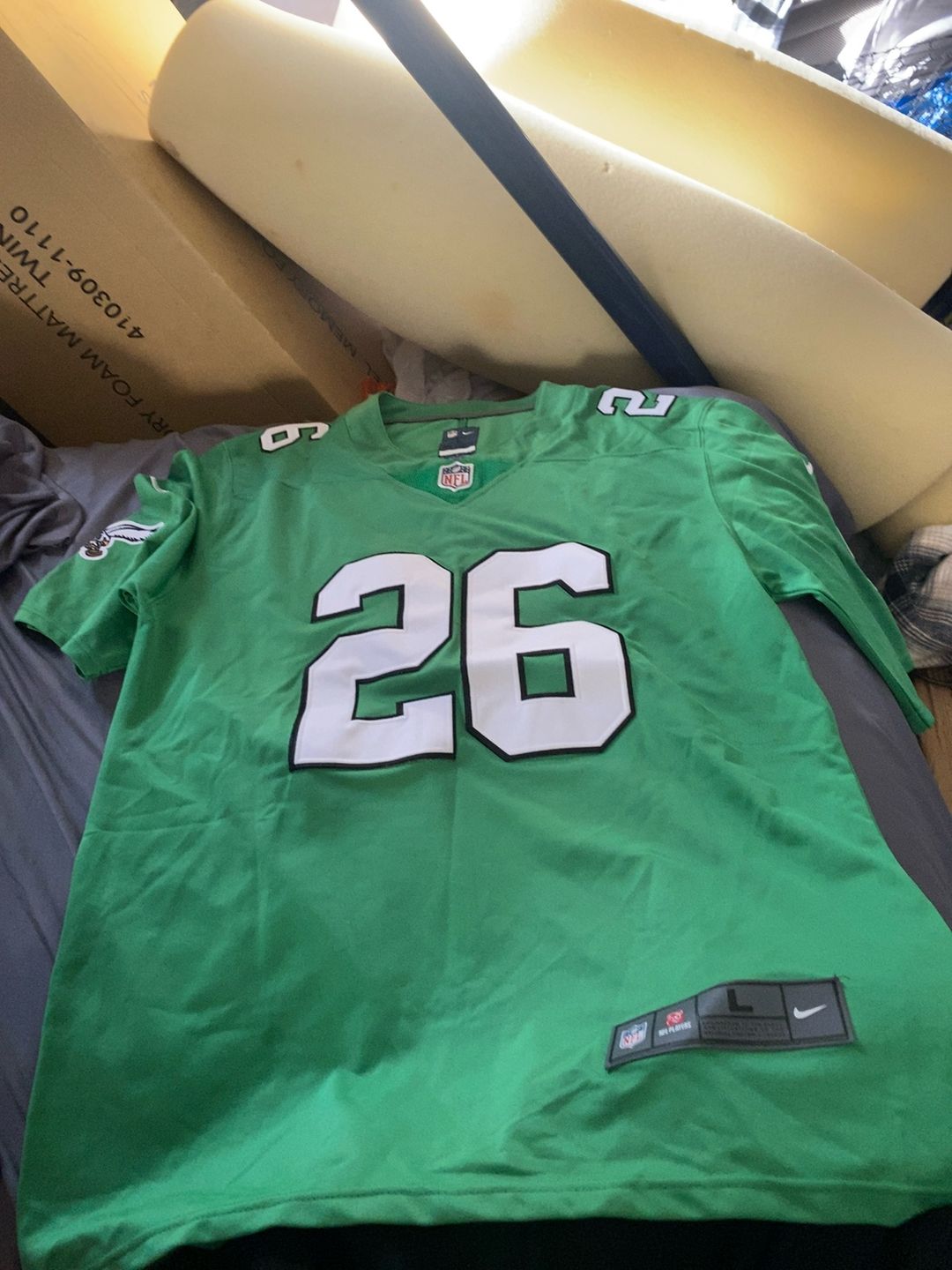 Nike Saquon Barkley Philadelphia Eagles Kelly Green Jersey