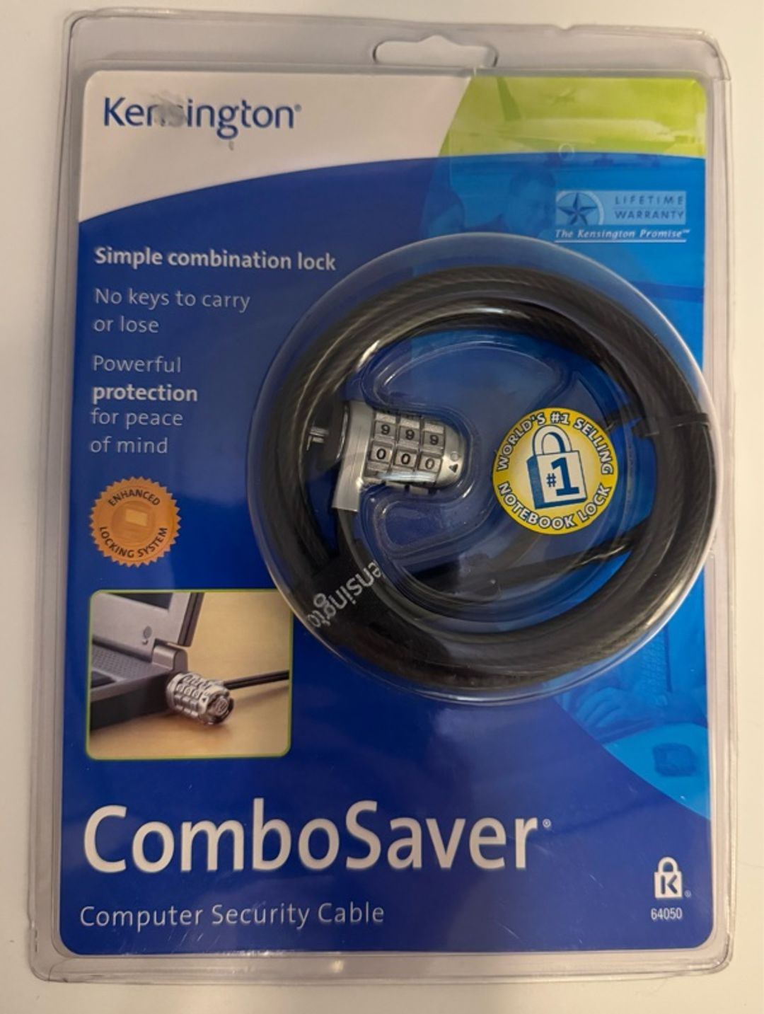 Kensington ComboSaver Notebook Lock 64050