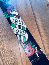 Ed Hardy Reversible Tattoo Art Black Leather Belt - Image 3