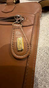 Philippe Vintage 70s 80s Brown Leather Carry-On Handbag Bag - Image 4