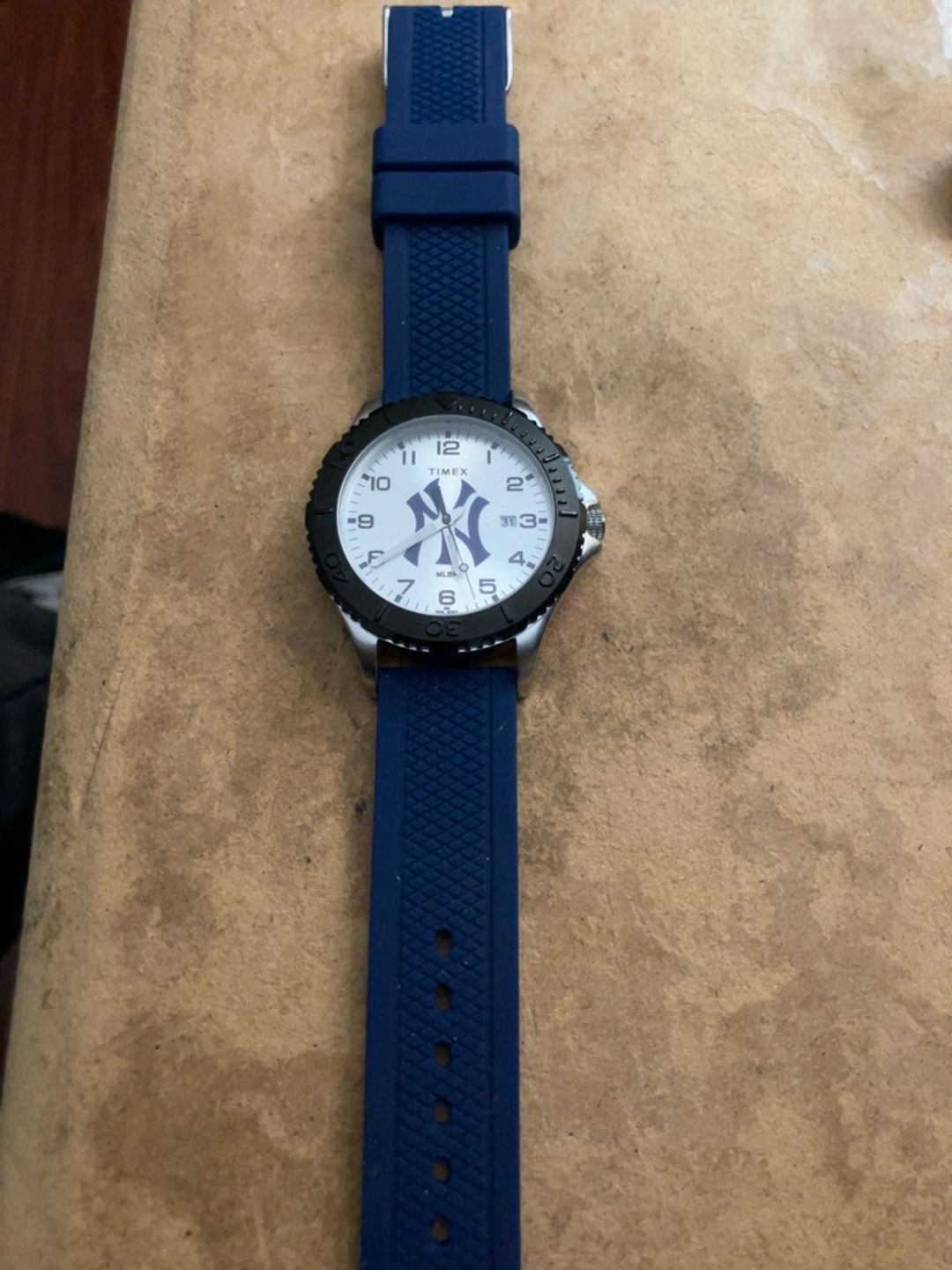 Timex New York Yankees Black Dial Watch