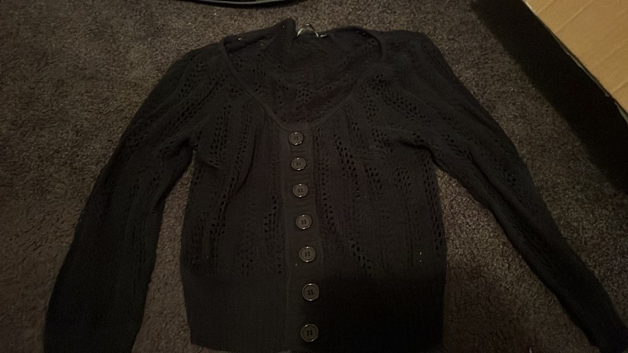 Black Knit Cardigan