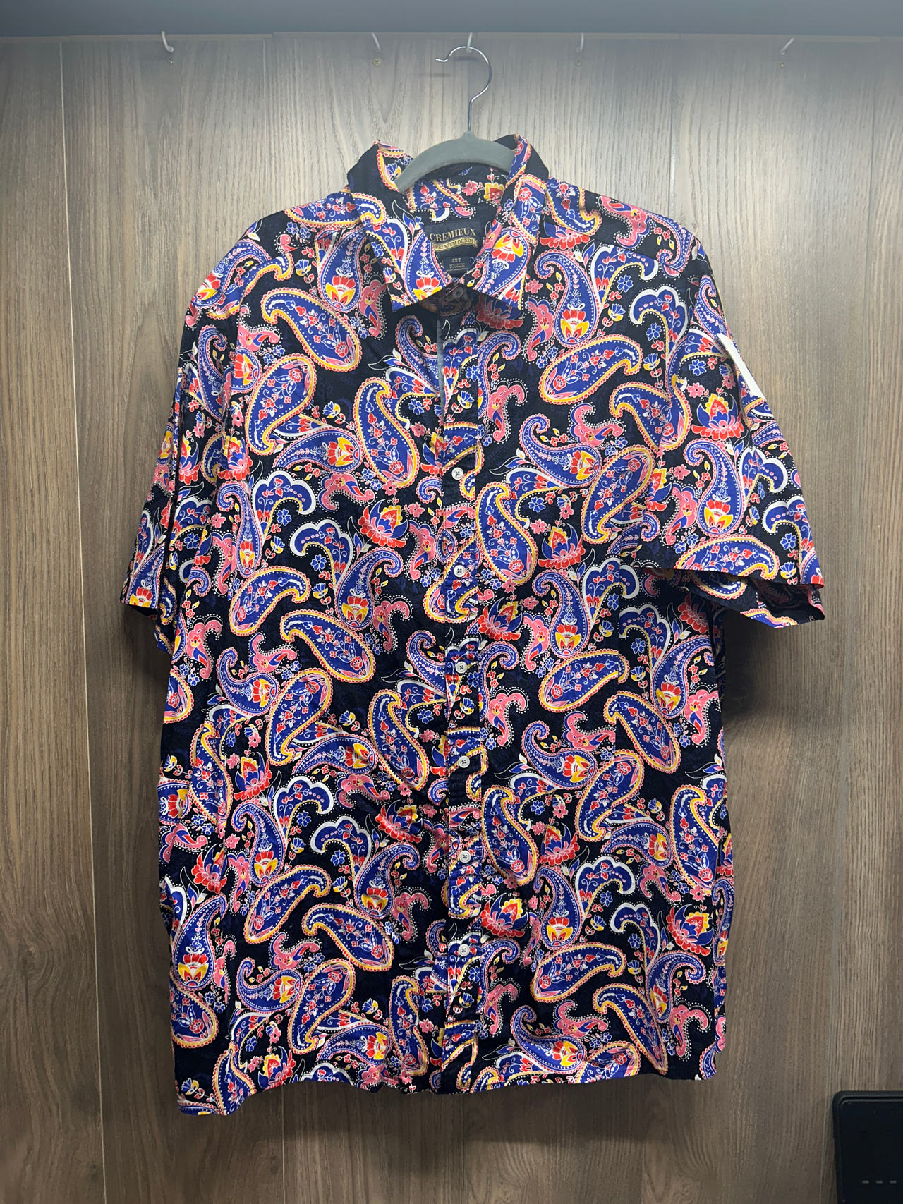 Cremieux Paisley Short Sleeve Button-Down Shirt