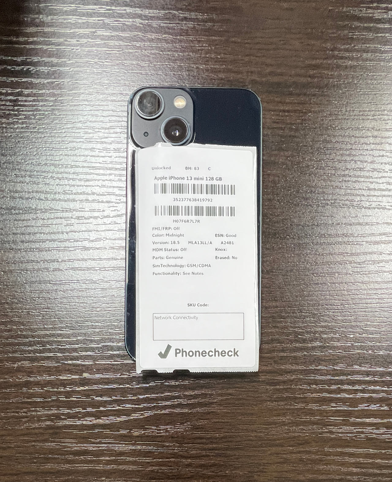 Apple iPhone 13 mini 128GB Midnight