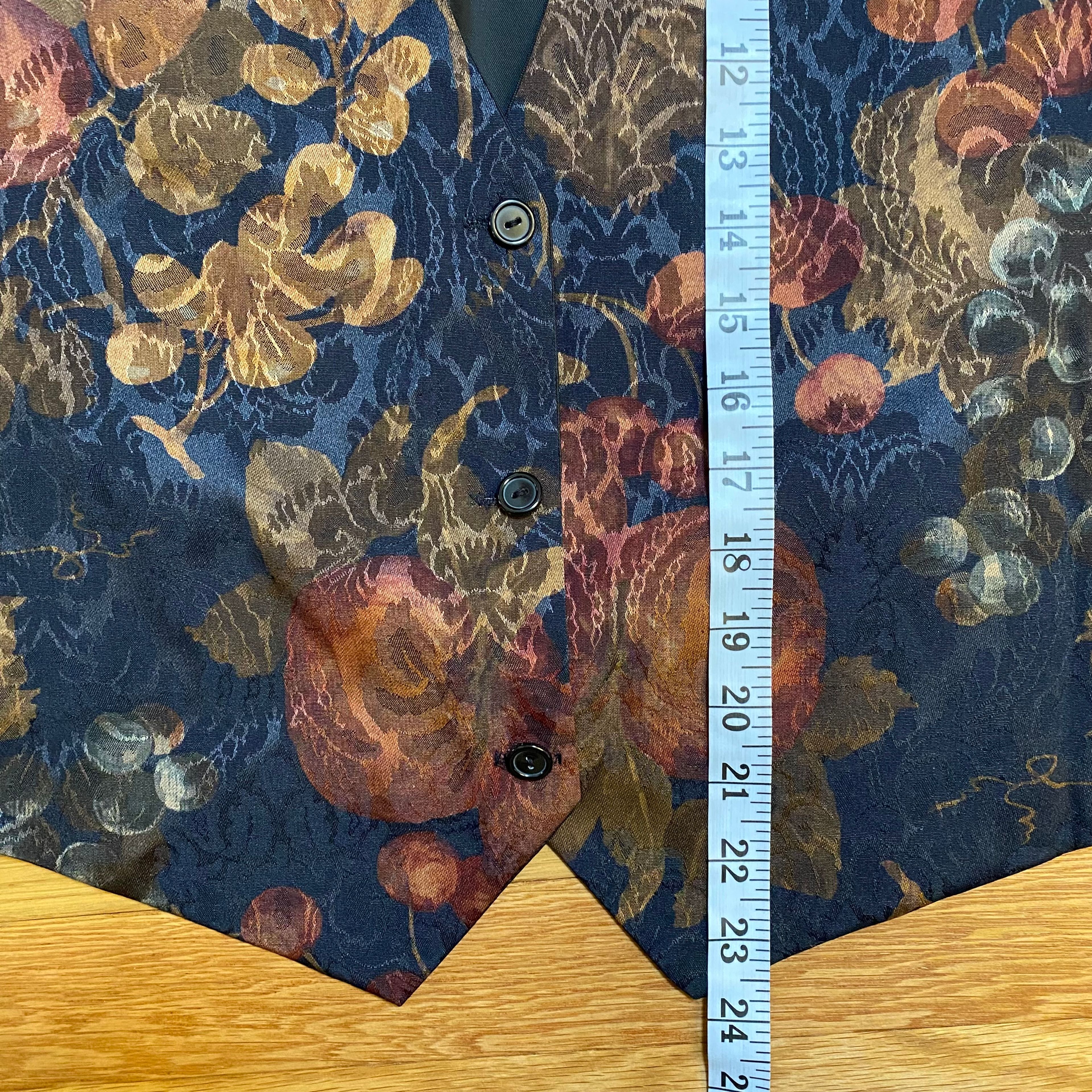 Men's Brocade Floral Vest - Image 5