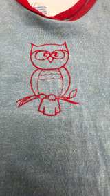 Vintage Style Owl Graphic Ringer Tank Top - Image 3