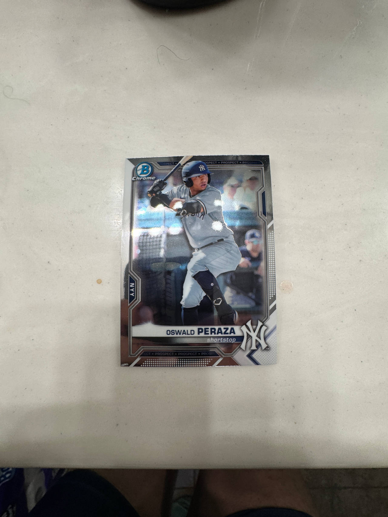 Oswald Peraza Baseball Card