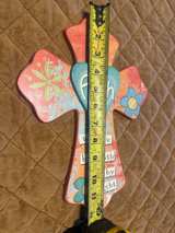 Wooden Faith Cross Wall Hanging - Image 3